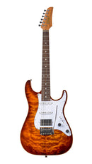 Guitarra Seizi Katana Musashi Plus Stratocaster Bourbon Burst