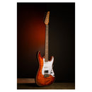 Guitarra Seizi Katana Musashi Plus Stratocaster Bourbon Burst