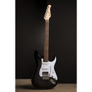 Guitarra Seizi Vintage Budokan Plus Stratocaster Flamed Black