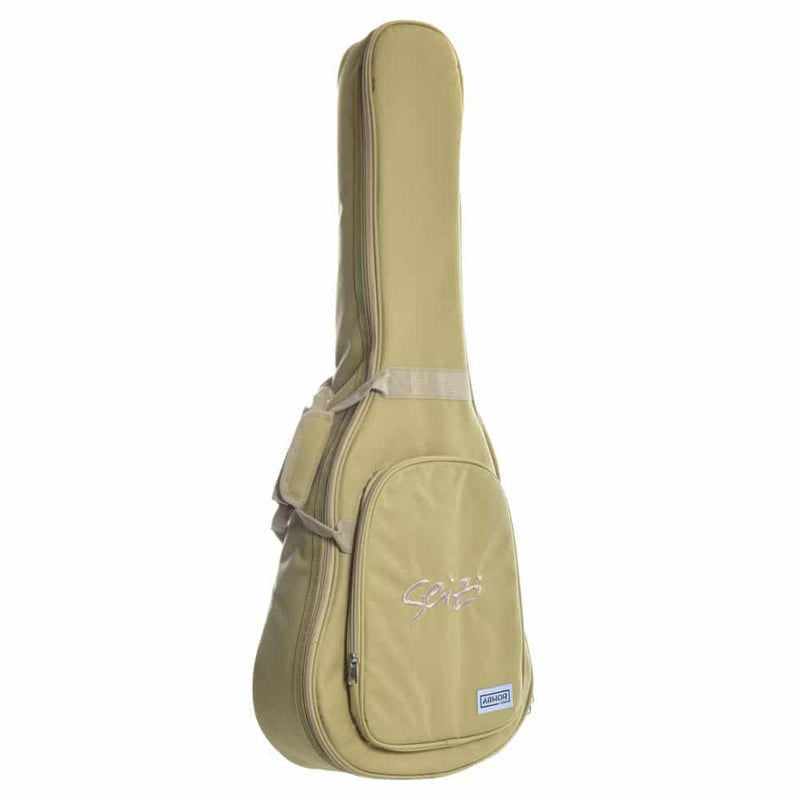 Violão Seizi Neo Akira Kaizen Half Cutaway BrownBurst com Bag