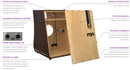 Cajon FSA Eletro-Acústico Standart Cerejeira FS2504