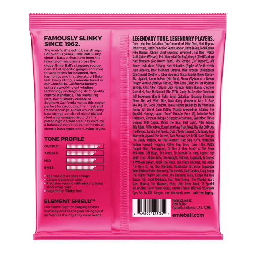 Encordoamento Baixo 4 Cordas Ernie Ball Super Slinky .045