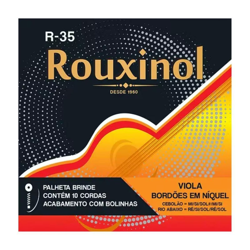 Encordoamento Viola 10 Cordas Rouxinol R35