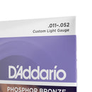 Encordoamento Violão Aço Daddario Phosphor Bronze EJ26 .011