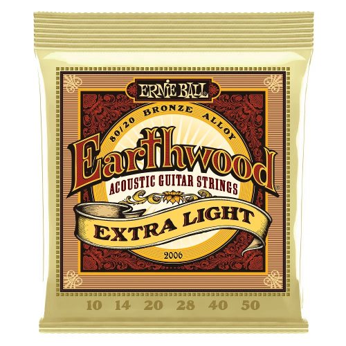 Encordoamento Violão Aço Ernie Ball Earthwood .010