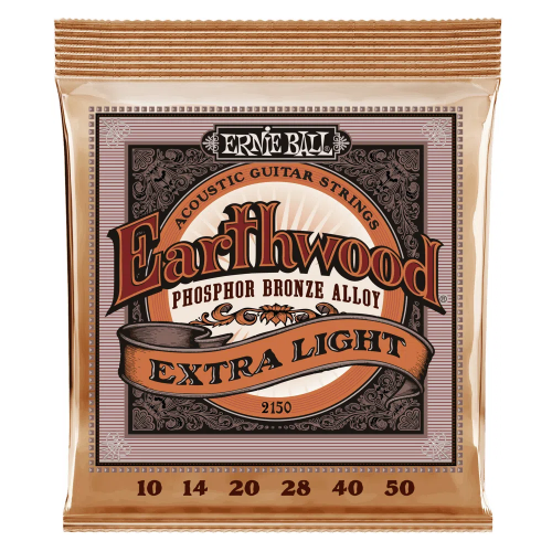 Encordoamento Violão Aço Ernie Ball Earthwood Phosphor Bronze.010