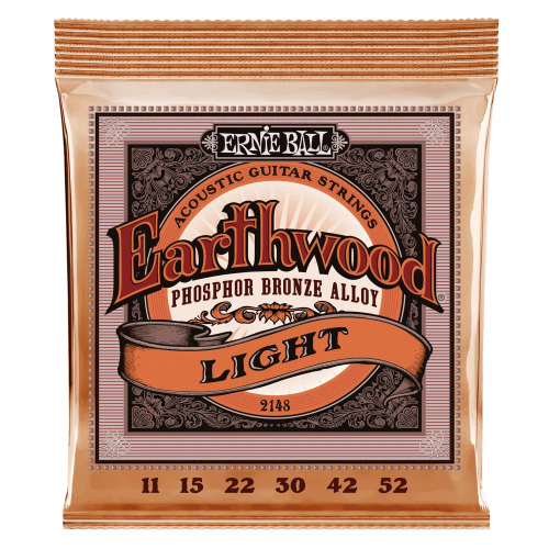 Encordoamento Violão Aço Ernie Ball Earthwood Phosphor Bronze.011