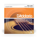 Encordoamento Violão Aço Daddario Phosphor Bronze EJ15 .010