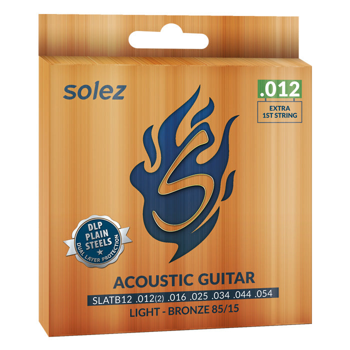 Encordoamento Violão Aço Solez .012 SLATB12 DLP