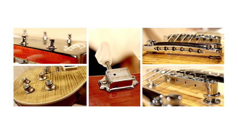 Guitarra Vintage Les Paul V100-AFD Paradise AMB