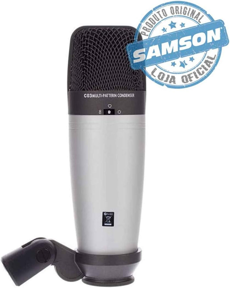 Microfone Samson Condensador C03