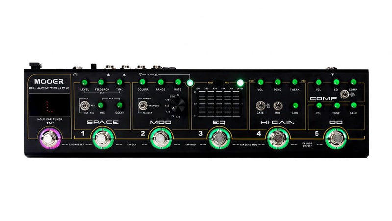 Pedaleira Guitarra Mooer CPT-2 Black Truck