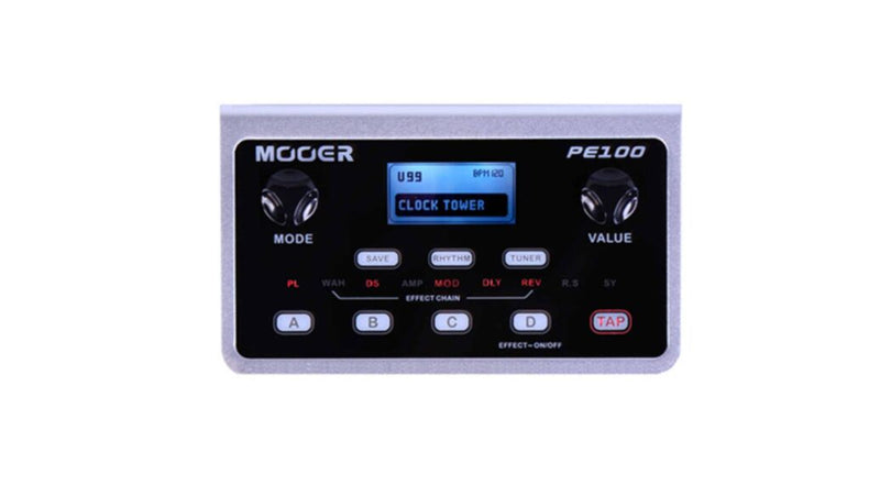Processador Efeitos (pedaleira) Guitarra Mooer PE-100