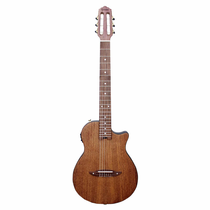 Violão Giannini  Nylon Eletro-Acústico Flat Cutaway Stage STN SUC CEQ Natural Satin