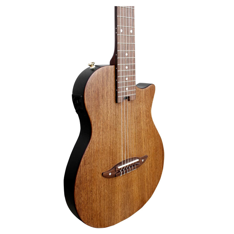 Violão Giannini  Nylon Eletro-Acústico Flat Cutaway Stage STN SUC CEQ Natural Satin